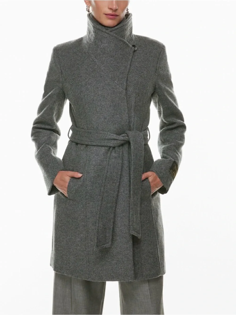 [Brand New] Aritzia Babaton Connor Coat in Light Gray - Picture 2 of 14